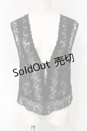 画像: INGEBORG / レースベスト  クロ０ O-25-04-24-079-LO-TO-IG-OS