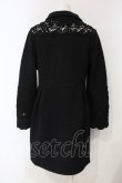 画像3: INGEBORG / レース配色ダブルボタンロングジャケット 9 クロ O-25-04-24-086-LO-CO-IG-OS (3)