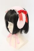 画像1: Angelic Pretty / ロップイヤーBunnyヘッドドレス  ピンク O-25-04-24-091-AP-AC-IG-OS (1)