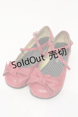 画像: Emily Temple cute / リボンシューズ 22.5cm アカ O-25-04-24-094-ET-SH-IG-OS