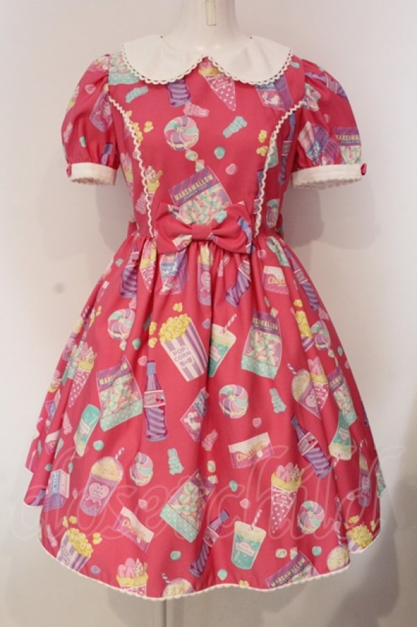 画像1: Angelic Pretty / Fancy Candyワンピース  ピンク O-25-04-24-013-AP-OP-IG-OS (1)