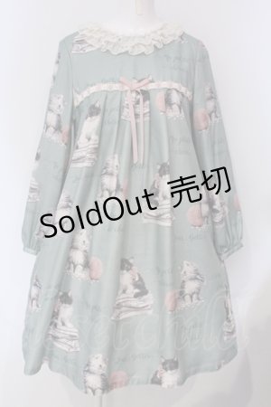 画像: Leur Getter / Leur Kitten袖付きワンピース  ミント O-25-04-24-014-LU-OP-IG-OS