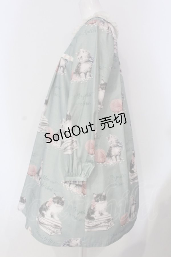 画像3: Leur Getter / Leur Kitten袖付きワンピース  ミント O-25-04-24-014-LU-OP-IG-OS (3)
