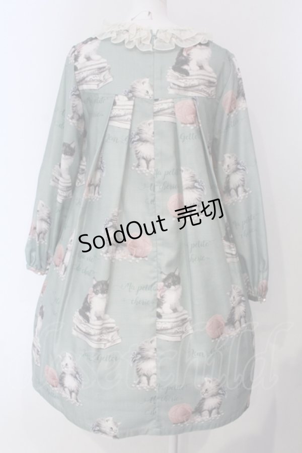 画像4: Leur Getter / Leur Kitten袖付きワンピース  ミント O-25-04-24-014-LU-OP-IG-OS (4)