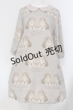 画像: Leur Getter / Leur Catワンピース  グレージュ O-25-04-24-015-LU-OP-IG-OS