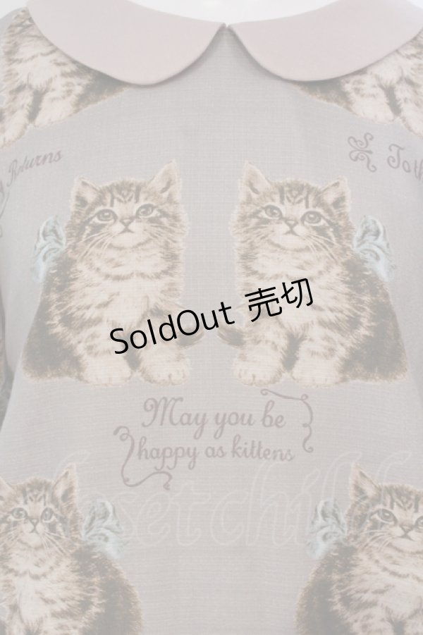 画像2: Leur Getter / Leur Catワンピース  グレージュ O-25-04-24-015-LU-OP-IG-OS (2)