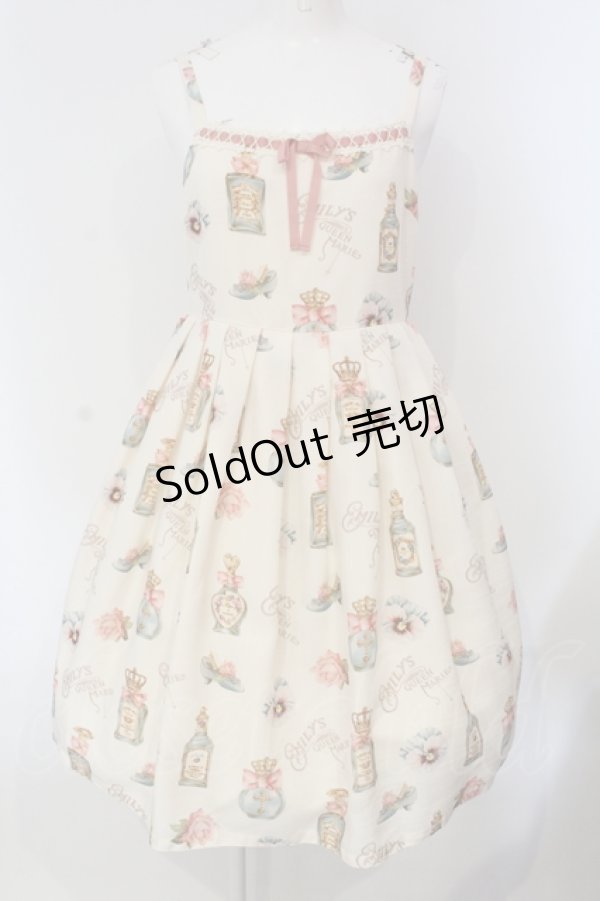 画像1: Emily Temple cute / Queen Marieフレグランスキャミソールワンピース  アイボリー O-25-04-24-016-ET-OP-IG-OS (1)