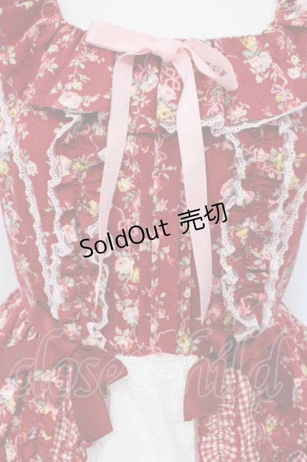 画像2: Angelic Pretty / Petit Bouquetジャンパースカート  アカ O-25-04-24-020-AP-OP-IG-OS (2)