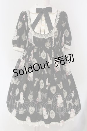 画像: Angelic Pretty / Mademoiselle de Parisワンピース  クロ O-25-04-24-023-AP-OP-IG-OS