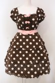 画像1: Angelic Pretty / French Girlワンピース  ブラウン O-25-04-26-007-AP-OP-OW-OS (1)