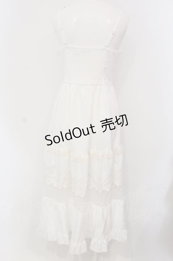 画像4: axes femme POETIQUE / イースターラビット刺繍ワンピース M キナリ O-25-04-26-079-AX-OP-OW-OS (4)