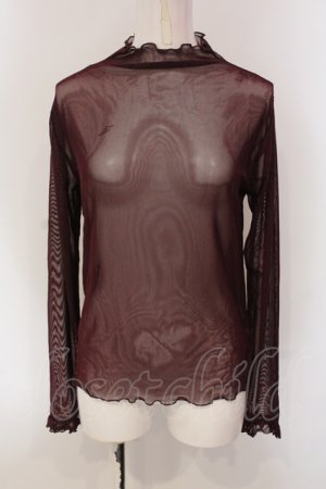 画像: axes femme POETIQUE / シースループルオーバー M ワイン O-25-04-26-082-AX-TO-OW-OS