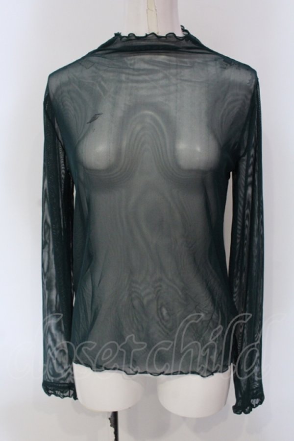 画像1: axes femme POETIQUE / シースループルオーバー M グリーン O-25-04-26-083-AX-TO-OW-OS (1)