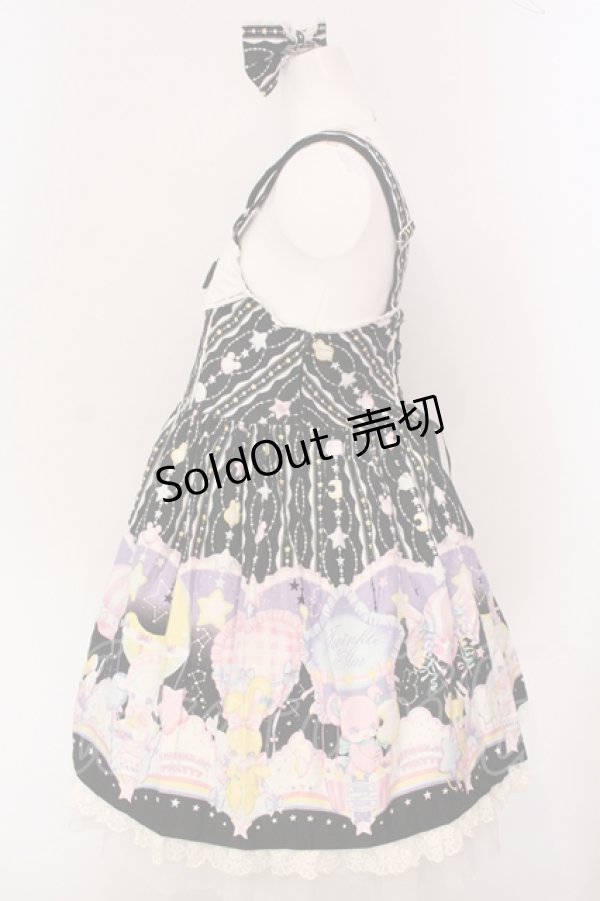 画像6: Angelic Pretty / Cotton Candy Shopサロペット  クロ O-25-04-26-009-AP-OP-OW-OS (6)