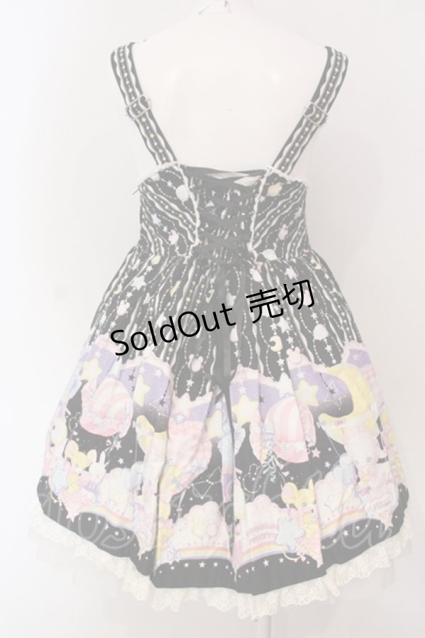 画像7: Angelic Pretty / Cotton Candy Shopサロペット  クロ O-25-04-26-009-AP-OP-OW-OS (7)