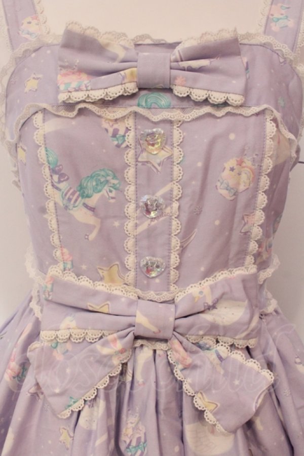 画像2: Angelic Pretty / Candy Sprinkleジャンパースカート  ラベンダー O-25-04-26-010-AP-OP-OW-OS (2)