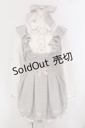 画像: LIZ LISA / ダブルハートラッフルセットアップ  グレー O-25-04-26-002-LO-OP-IG-OS