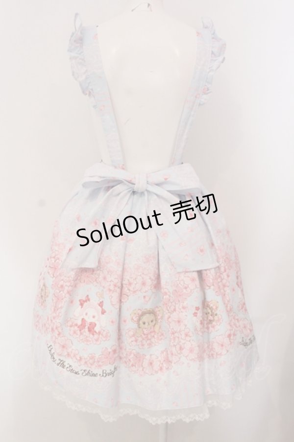 画像5: BABY,THE STARS SHINE BRIGHT / SA KU RAくみゃちゃん柄スカート  サックス O-25-04-26-020-BA-SK-IG-OS (5)