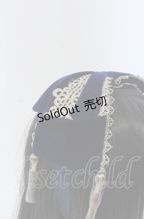画像2: axes femme kawaii / タッセル付リボンヘッドドレス  ブルー O-25-04-27-034-AX-AC-OW-OS (2)