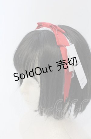 画像: axes femme kawaii / レースリボンカチューシャ  アカ O-25-05-29-1005-AX-AC-OW-ZT394-F006