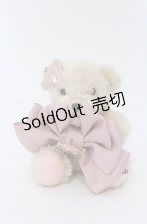 画像: m petit by misako / AMくまバッグチャーム  ベージュ×ピンク O-25-05-27-1020-LO-ZA-IG-OS