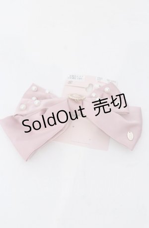 画像: m petit by misako / AM*NIPLバレッタ  ピンク O-25-05-27-1023-LO-AC-IG-ZT444-F003