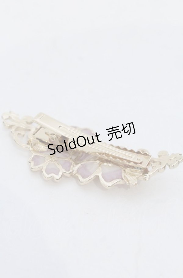 画像2: axes femme / 桜モチーフヘアクリップ  ゴールド O-25-05-27-1024-AX-AC-IG-ZT444-F003 (2)