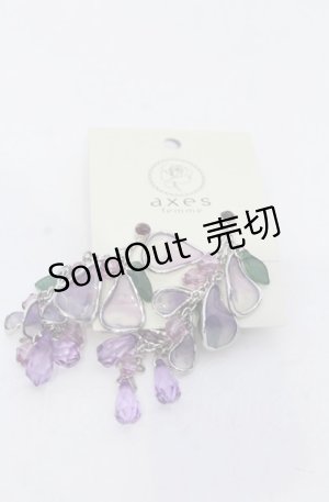 画像: axes femme / 藤の花モチーフイヤリング  シルバー O-25-04-27-061-AX-AC-OW-OS