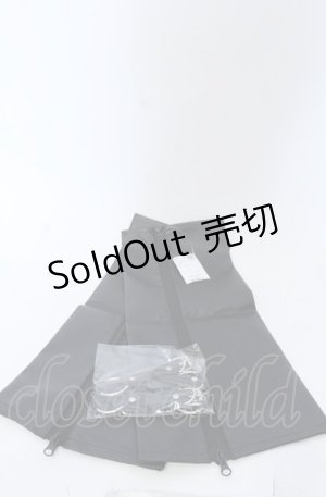 画像: axes femme POETIQUE / サイドファスナーレッグカバー  クロ O-25-04-27-062-AX-ZA-OW-OS