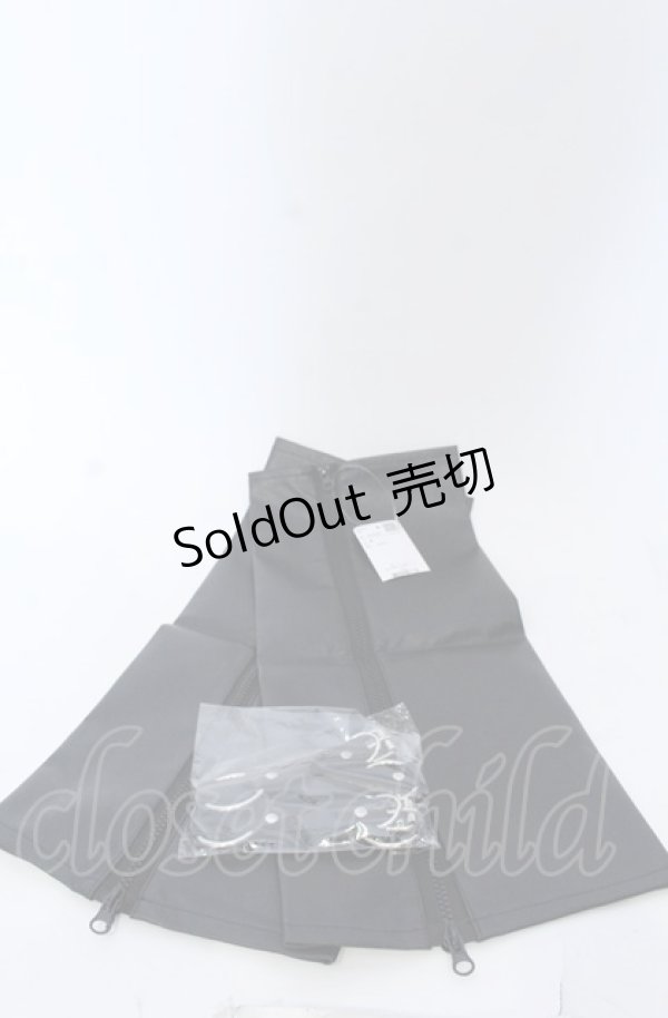画像1: axes femme POETIQUE / サイドファスナーレッグカバー  クロ O-25-04-27-062-AX-ZA-OW-OS (1)