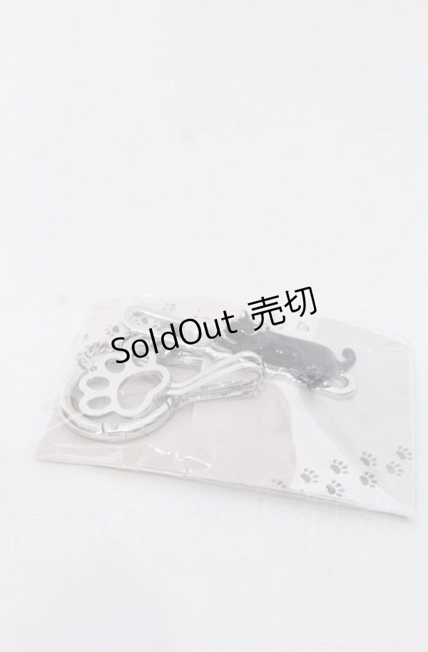 画像1: axes femme / 2wayネコキークリップ シルバー クリップ:縦2 クリップ:横6.5 チェーン:全長9.2 O-25-04-27-069-AX-ZA-OW-OS (1)