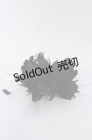 画像: monomania / コサージュ  ブラック O-25-04-27-085-PU-AC-OW-OS