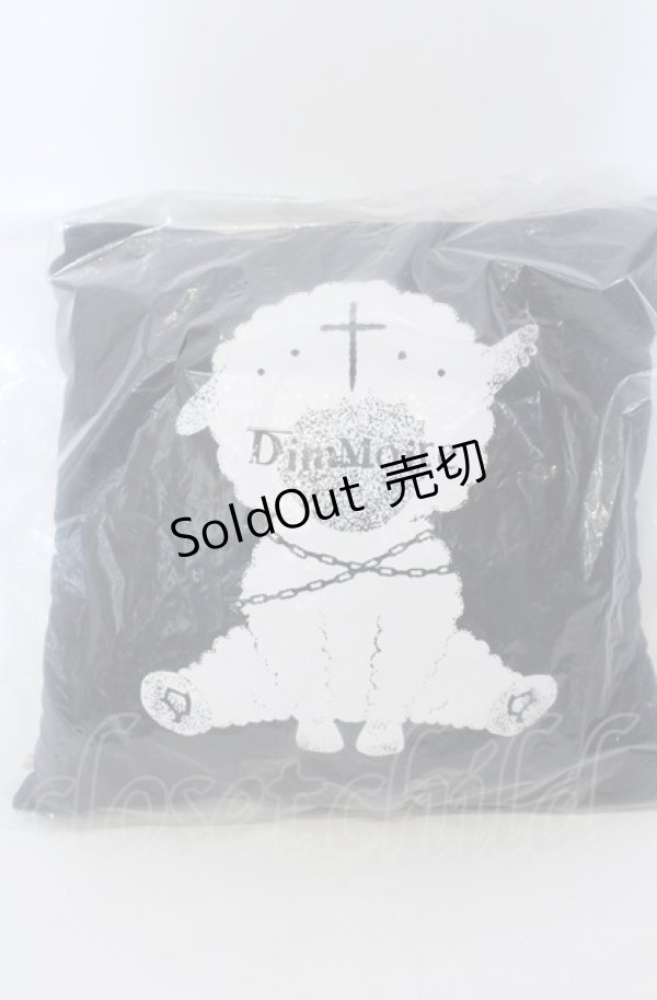 画像1: DimMoire / DimMoireロゴクッション 50ｃｍ×50ｃｍ（公式記載） ブラック O-25-04-27-091-PU-ZA-OW-OS (1)