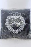 画像2: DimMoire / DimMoireロゴクッション 50ｃｍ×50ｃｍ（公式記載） ブラック O-25-04-27-091-PU-ZA-OW-OS (2)