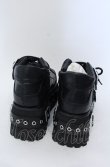 画像6: REFLEM / ボンテージデザインプラットフォームシューズ 23ｃｍ ブラック O-25-04-27-092-PU-SH-OW-OS (6)
