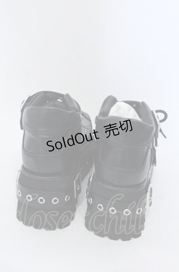 REFLEM / ボンテージデザインプラットフォームシューズ 23cm