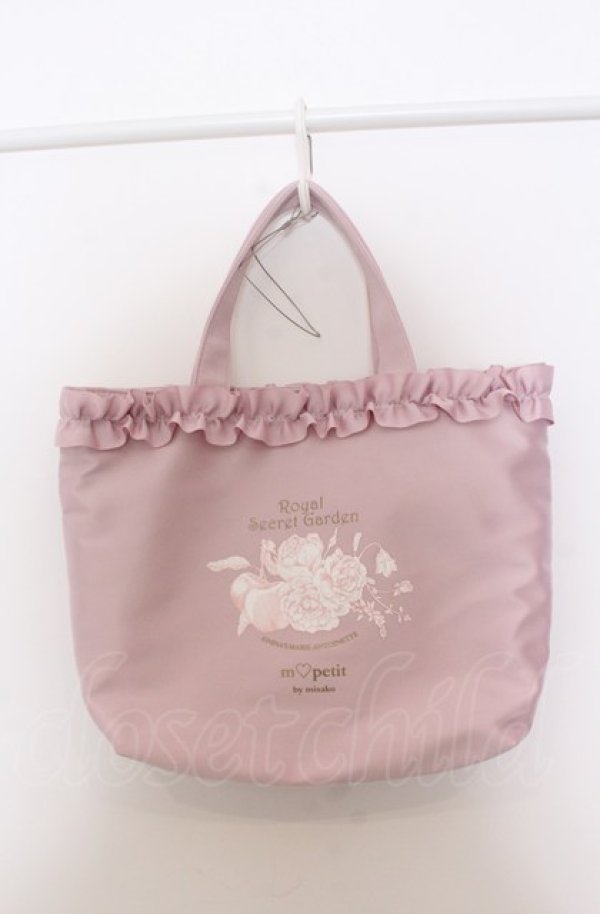 画像1: m petit by misako / NINA’Sコラボ ミニトートバック  ピンク O-25-04-27-011-LO-BG-IG-OS (1)