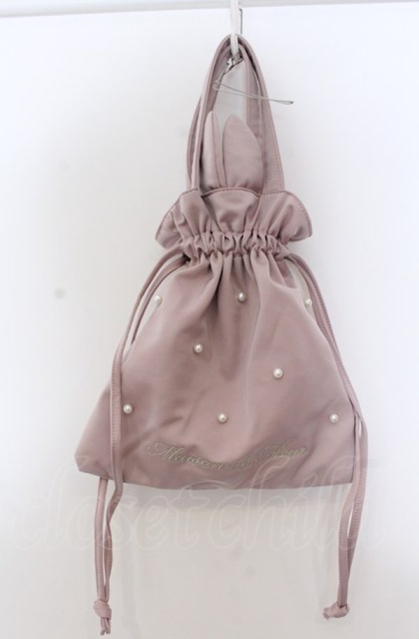 画像1: Maison de FLEUR / 《Easter》ラビットパールトートバッグ  ピンク O-25-04-27-014-LO-BG-IG-ZT-K020 (1)