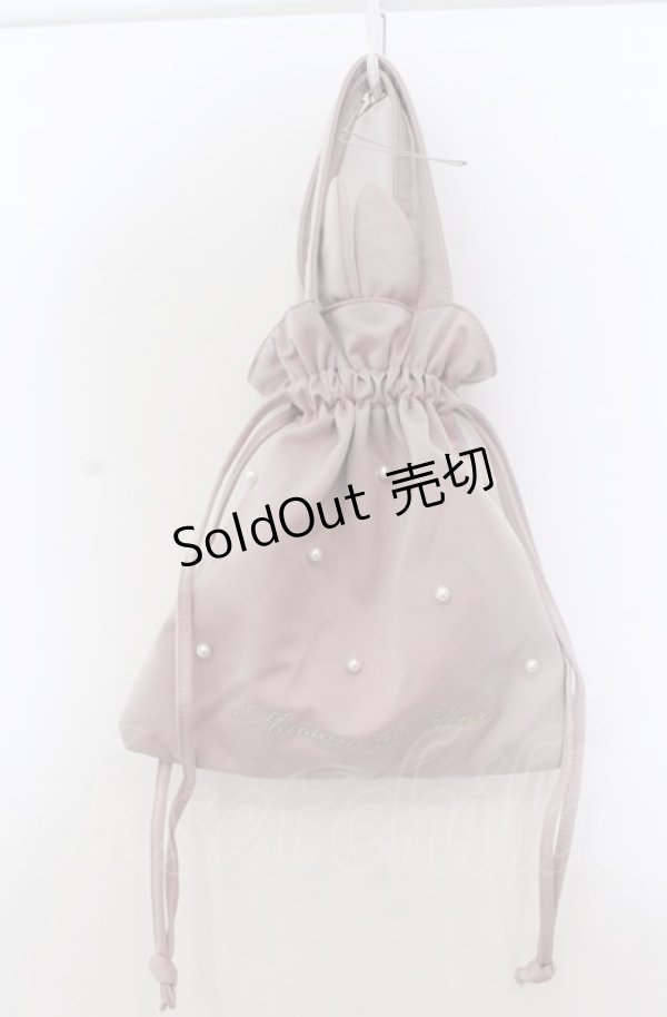画像1: Maison de FLEUR / 《Easter》ラビットパールトートバッグ  ピンク O-25-04-27-014-LO-BG-IG-ZT-K020 (1)