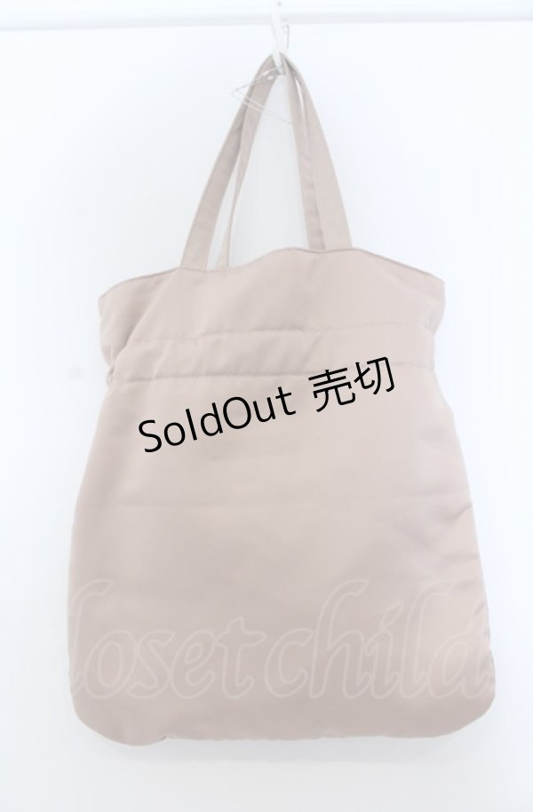 画像3: 【SALE】Maison de FLEUR / リボントートバッグ  ライトブラウン O-25-04-27-015-LO-BG-IG-ZTK021 (3)