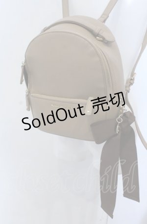 画像: Maison de FLEUR / リボンMリュック  ベージュ O-25-04-27-017-LO-BG-IG-ZT-K021