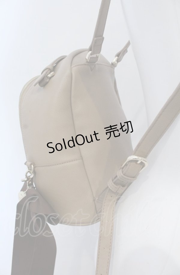 画像3: Maison de FLEUR / リボンMリュック  ベージュ O-25-04-27-017-LO-BG-IG-ZT-K021 (3)