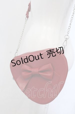 画像: 【SALE】DearMyLove / ミニハートショルダーバッグ  アカ O-25-04-27-018-EL-BG-IG-ZT-K021