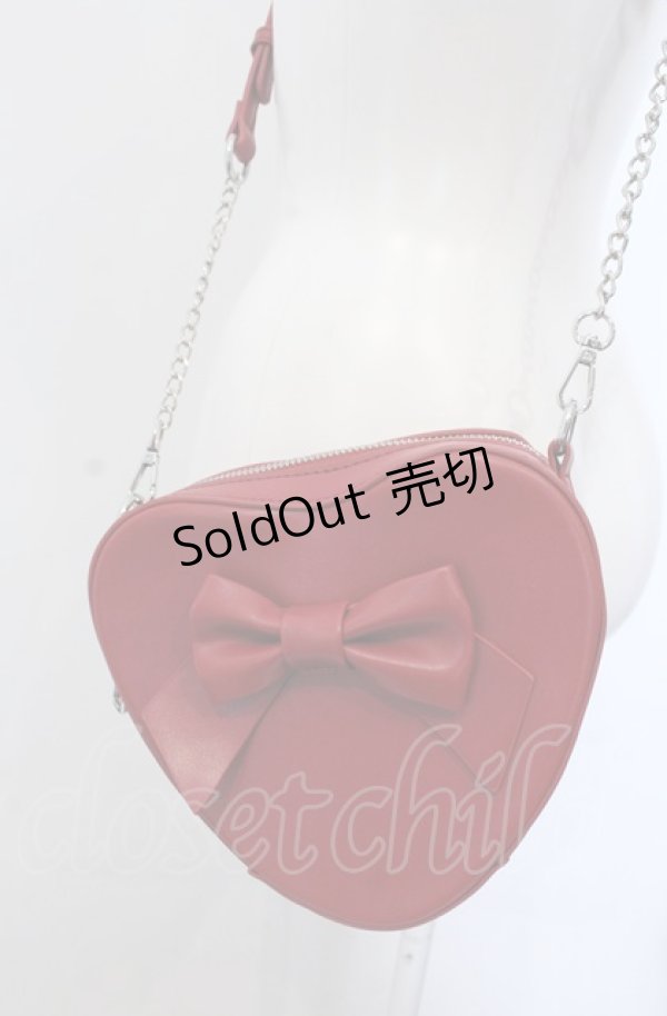 画像1: 【SALE】DearMyLove / ミニハートショルダーバッグ  アカ O-25-04-27-018-EL-BG-IG-ZT-K021 (1)