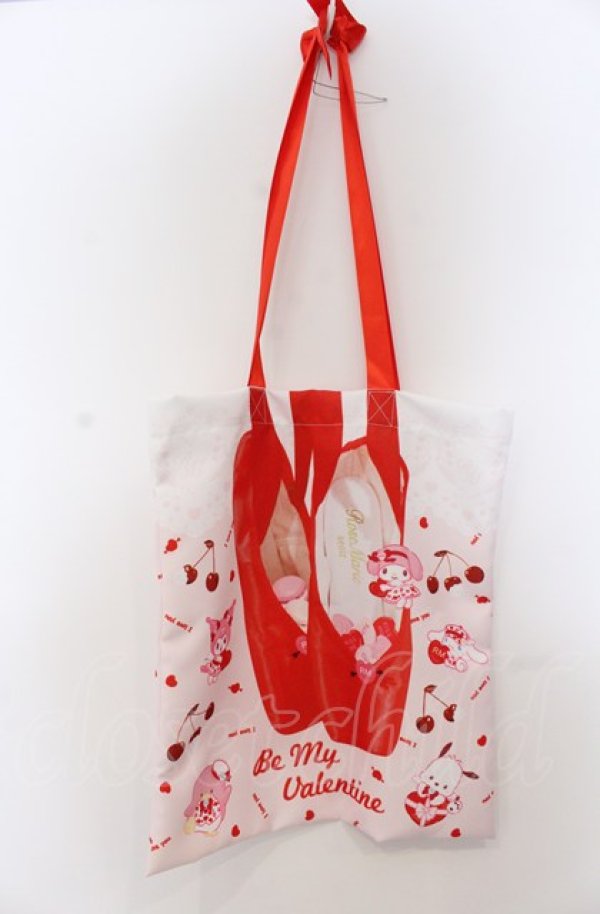 画像2: Rose Marie seoir / Sanrio characters etude ballet bag  ピンク×アカ O-25-04-27-019-EL-BG-IG-OS (2)
