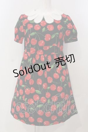 画像: Jane Marple / Royal Cherryワンピース M クロ×アカ O-25-04-28-001-JM-OP-OW-OS