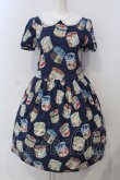 画像1: Jane Marple / アニバーサリーHAT BOXミニワンピース M ネイビー O-25-04-28-004-JM-OP-OW-OS (1)