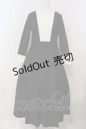 画像: SERAPHIM / ヴィクトリアンワンピース（ロング丈）  クロ×オフシロ０ O-25-08-24-006-LO-OP-IG-ZY