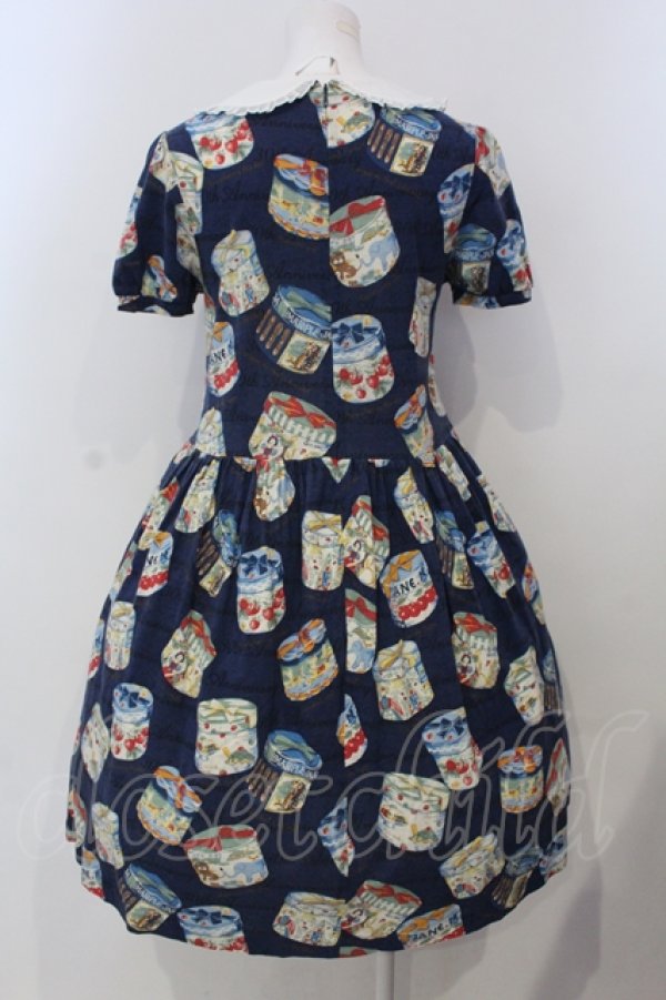 画像4: Jane Marple / アニバーサリーHAT BOXミニワンピース M ネイビー O-25-04-28-004-JM-OP-OW-OS (4)