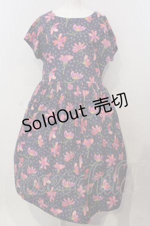 画像: Jane Marple Dans Le Salon / Sun daisyタブリエドレス M パープル O-25-04-28-005-JM-OP-OW-OS